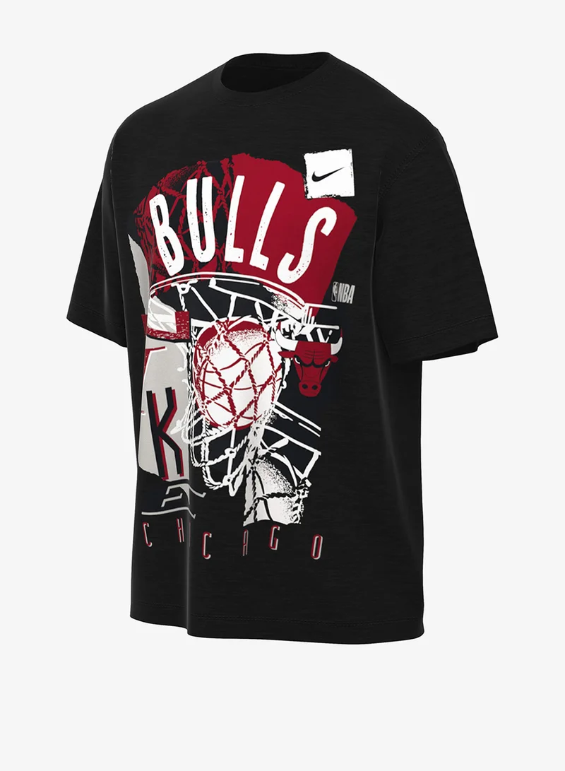 Nike BLACK Chicago Courtside Vintage T-Shirt for Men | Best Price UAE